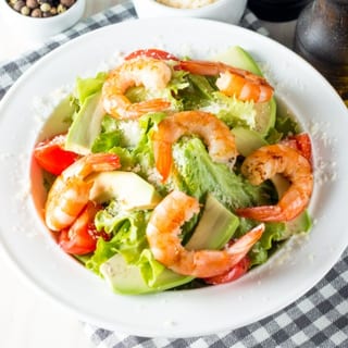 Cafe Salad with Shrimp