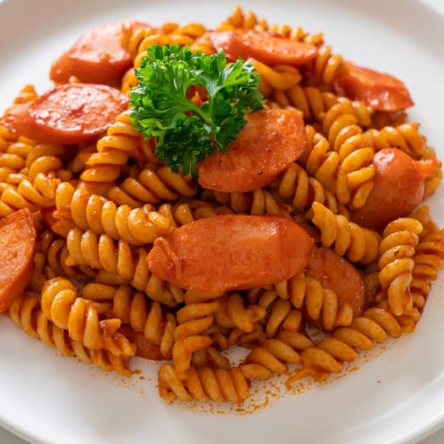 Marinara Sauce with Italian Sausage.