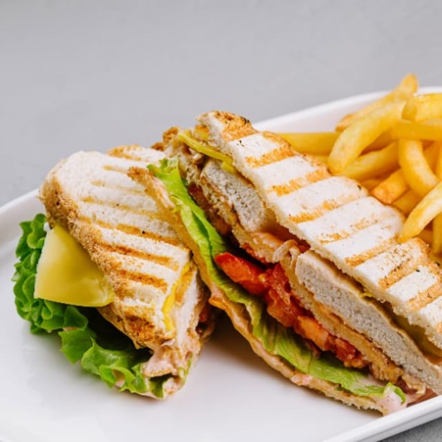 Grilled Chicken Hot Sandwich.