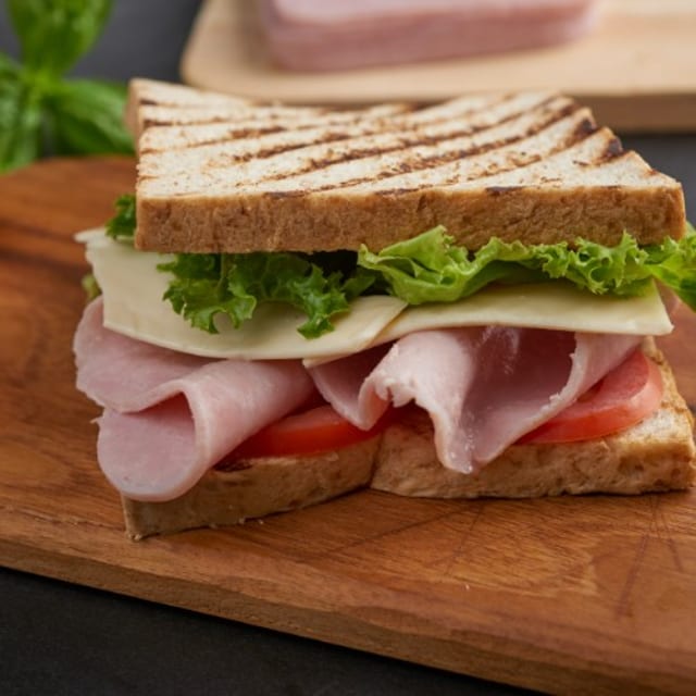 Ham & American Cheese Cold Sandwich.