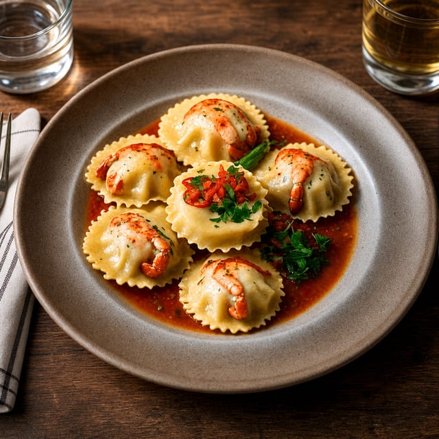 Lobster Ravioli.
