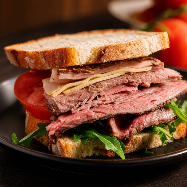 Roast Beef Cold Sandwich.