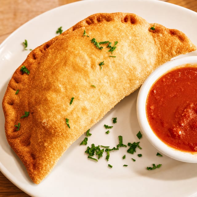 Pepperoni & Assorted Cheeses Panzerotti.