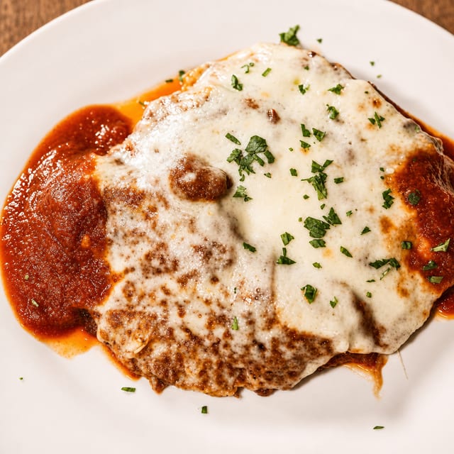 Chicken Parmigiana.