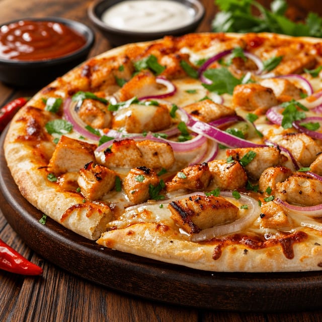 7. Grilled Chicken (White) Pizza.