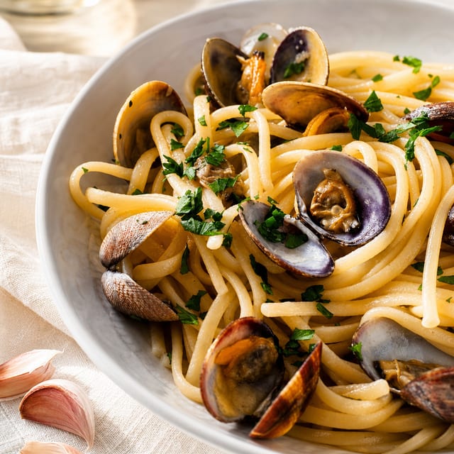 Mussels w/ Pasta - Family Style Take-Out Specials.